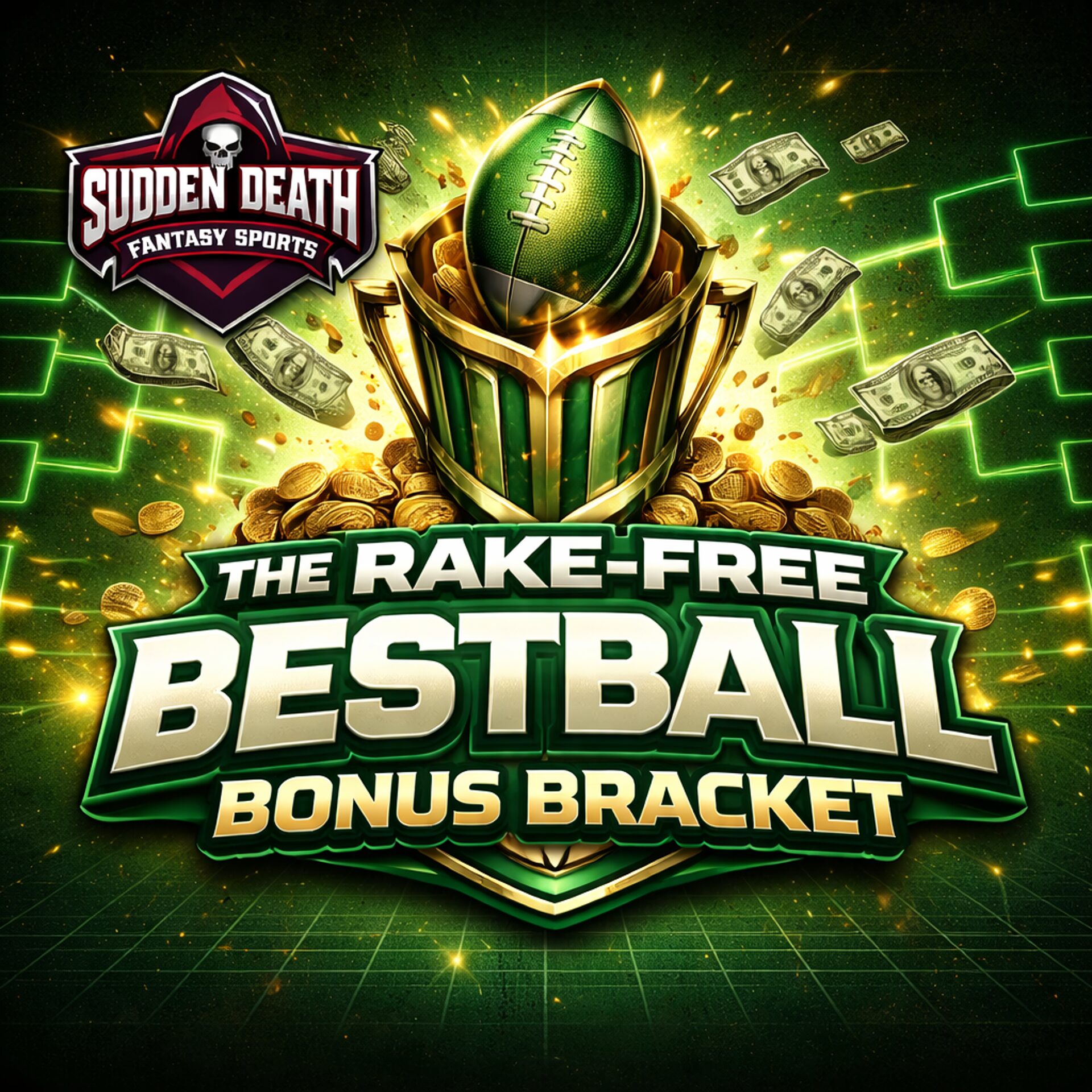 Rake Free Bestball Bonus Bracket 1920x1920